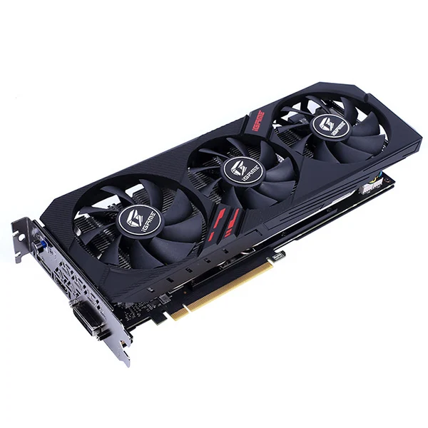 Оригинальная Красочная видеокарта iGame GeForce GTX 1660Ti Ultra Nvidia Gaming GDDR6 6G 192 бит для