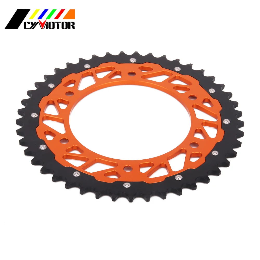

Motorcycle 44 46 47 48 49 50 51 52 Rear Chain Sprocket For KTM EXC EXE SX MX SXF XCW SMR LC4 125 150 200 250 300 350 380 400