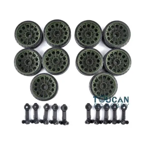 Henglong 1/16 масштаб советский T34-85 RC Танк 3909 пластиковые дорожные колеса запасные