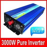 peak power 3000w 1500w 12v 24v 48v pure sine wave inverter