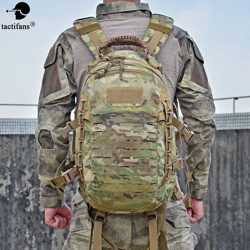 Тактический военный рюкзак походная уличная Сумка для охоты EDC gear Laser Cut Molle PALS