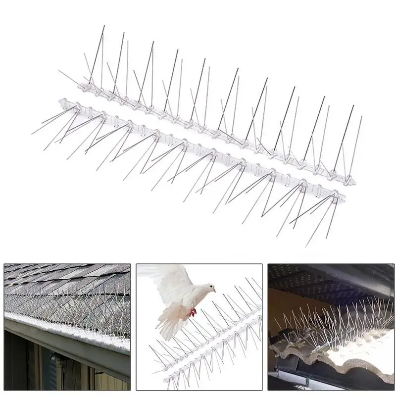 

1pcs/6pcs Bird Repeller 50cm Stainless Steel Pigeon Nails Anti-Bird Anti-Dove Spikes Pest Control