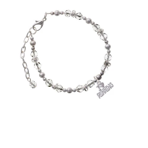 Я &quotСердце&quot кроссовки из прозрачных бусин браслет| |