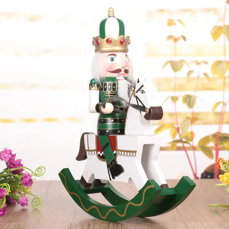 

Christmas Desk Ornaments Wooden Clip Puppet Tabletop Decorations
