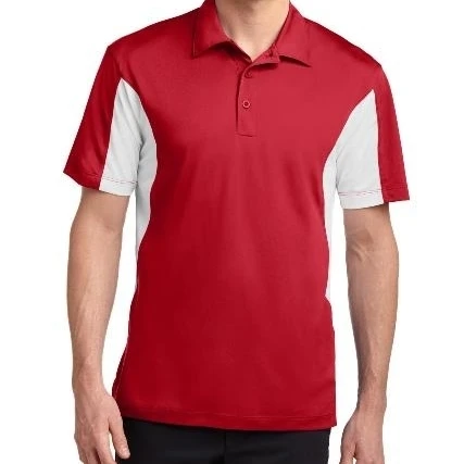 Спорт-Tek ST655 сторона заблокирована Micropique Спорт-фитиль Поло футболка истинный