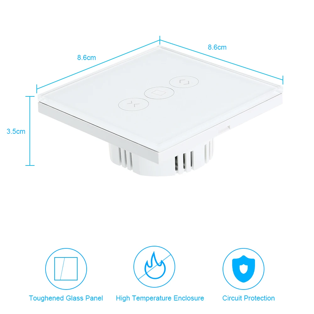 Переключатель для штор Tuya с Wi Fi и электроприводом сенсорный Alexa Google Home|Модули