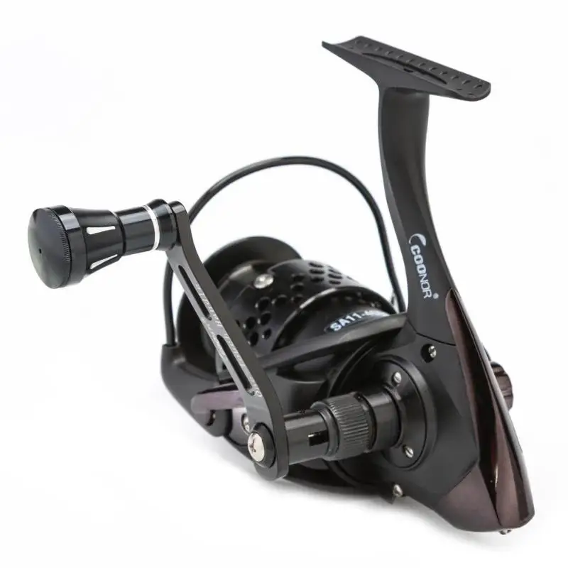 SA11 Spinning Fishing Spool Reel Coil Boat Rock Wheel Accessories main body plastic + wire cup metal Black Color | Спорт и