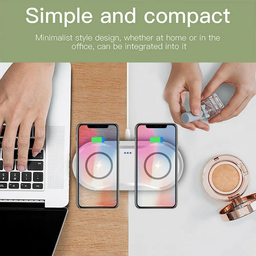 DSstyles Qi Беспроводное зарядное устройство для зарядки телефона коврик iPhone XS Max samsung