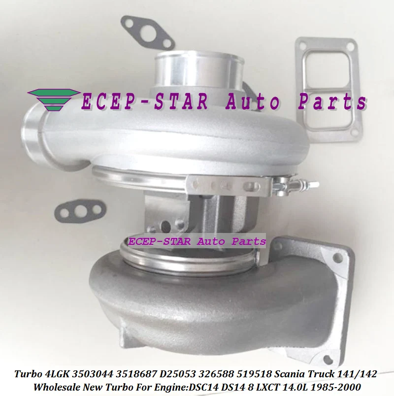 Турбокомпрессор Turbo 4LGK 3503044 3518687 D25053 326588 519518 329949 для Scania Truck 141/142 DSC14 DS14 8 LXCT 14.0L 1985