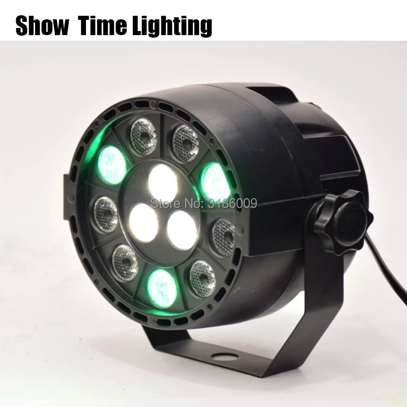 12 шт. 3 Вт RGBW изменение цвета светодиодный par Светильник с DMX 512 управления Air Mouse