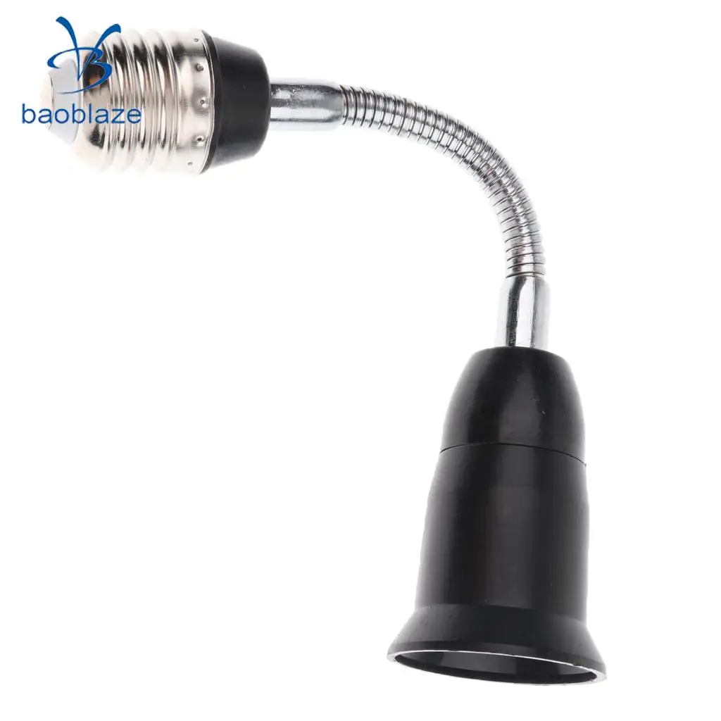 

Baoblaze Bendable 6A E27 Bulb Holder Lamp Socket Adapter Flexible Converter Adapter 18.5cm