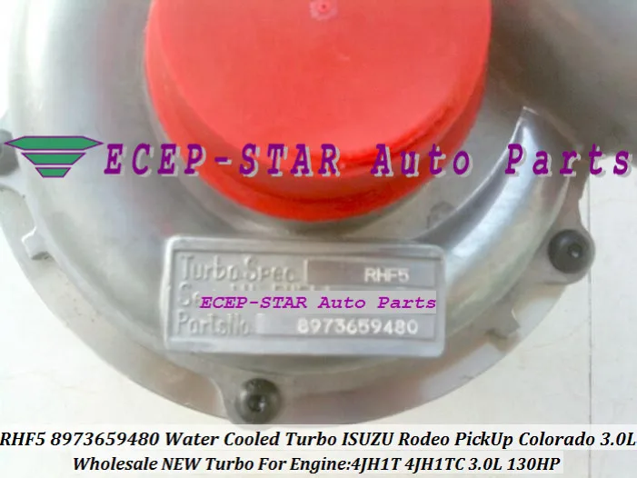Турбо RHF5 8973544234 8973659480 VB430093 VC430084 24123A Турбокомпрессор для ISUZU пикап Rodeo 4JH1T 3.0L 130HP