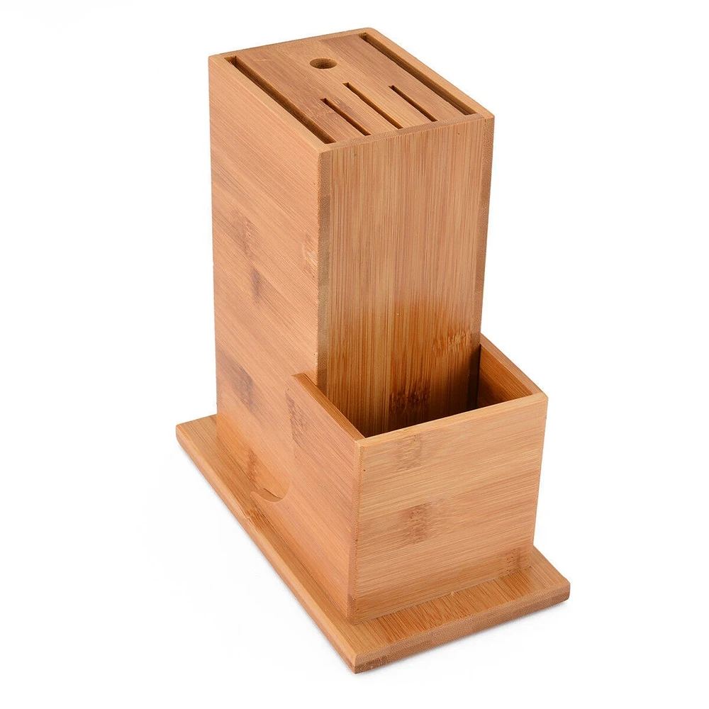 Многофункциональный инструмент для хранения ножей Bamboo Block 6 Слот Органайзер