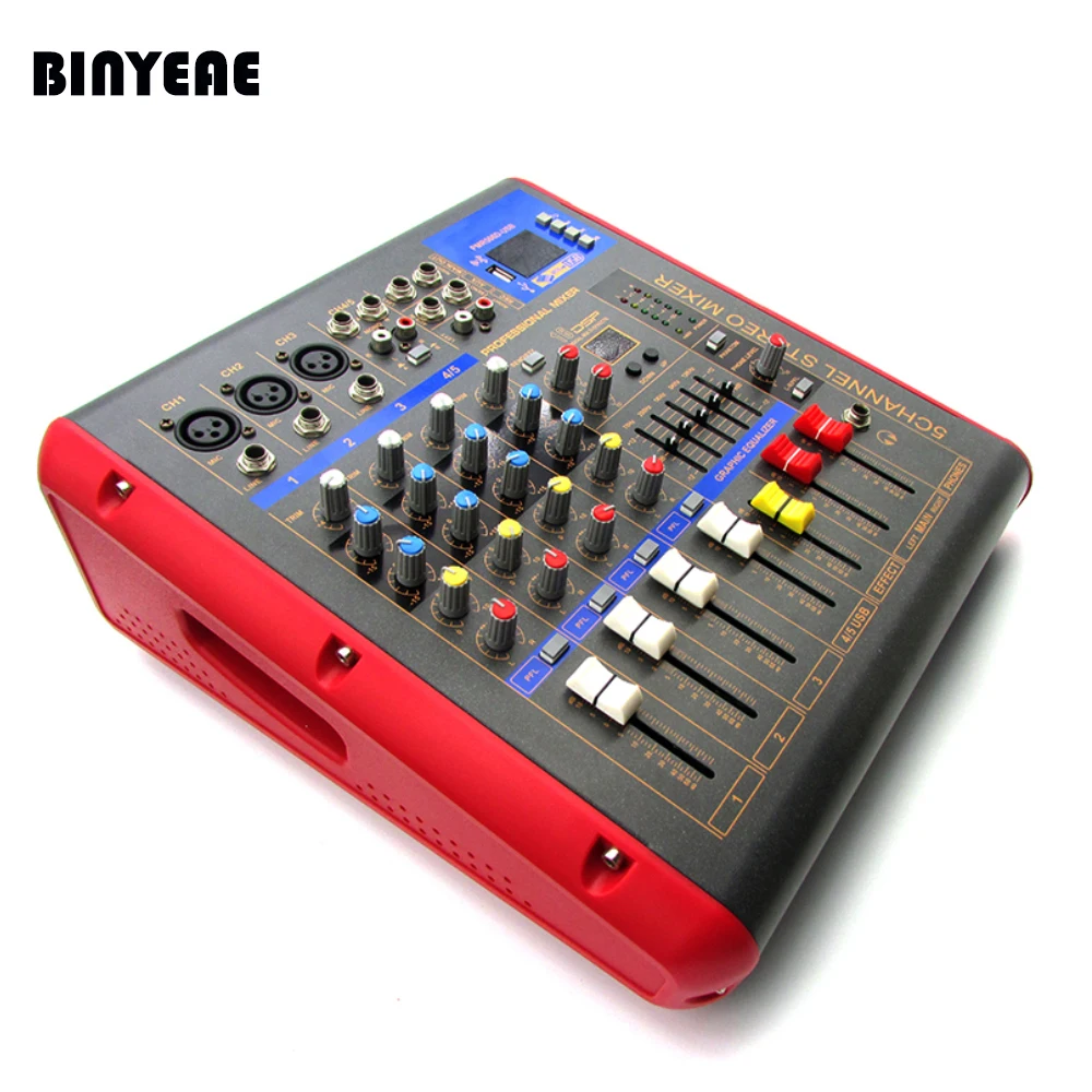 Звуковой миксер Bluetooth 5 каналов 500 Вт для системы караоке DJ PMR506|microphone mixer|dj mixerdj audio