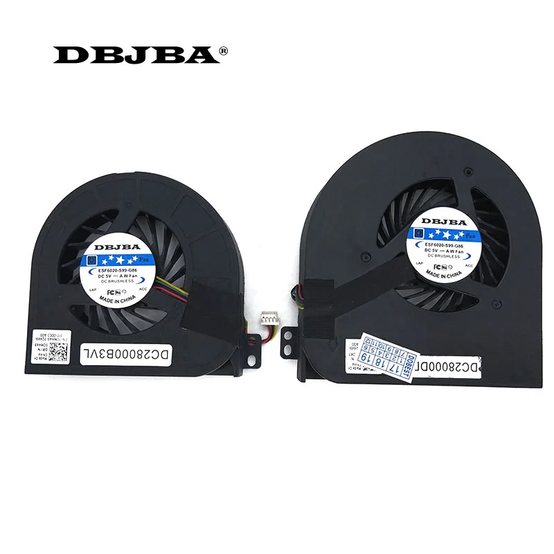 Видеовентилятор для процессора GPU ноутбука DELL Precision M4700 MG60150V1 C030 S9A DC28000B2SL 01G40N