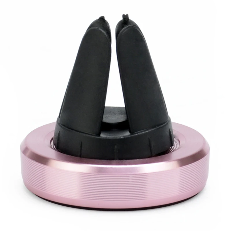 Pushingbest Round mobile phone holder Portable car air conditioning outlet magnet magnetic | Мобильные телефоны и