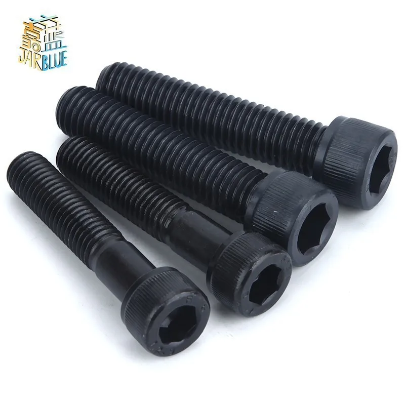 5-50PCS DIN912 Grade 12.9 allen socket head screw M1.6 M2 M2.5 M3 M4 M5 M6  M8 Hexagon Socket Head Cap Screws Hex Socket Screw