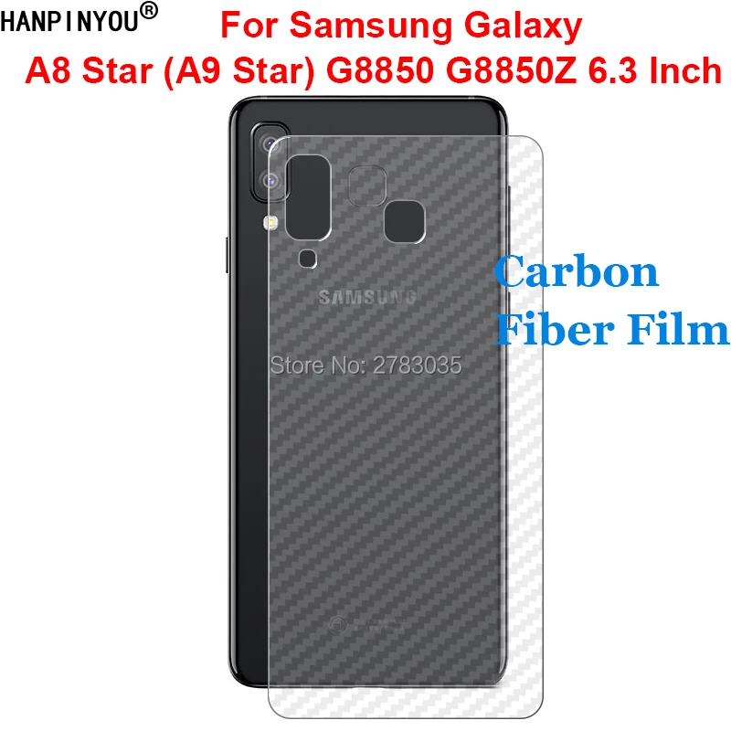 Задняя защитная пленка из углеродного волокна для Samsung Galaxy A8 A9 Star G8850 6 3 дюйма с