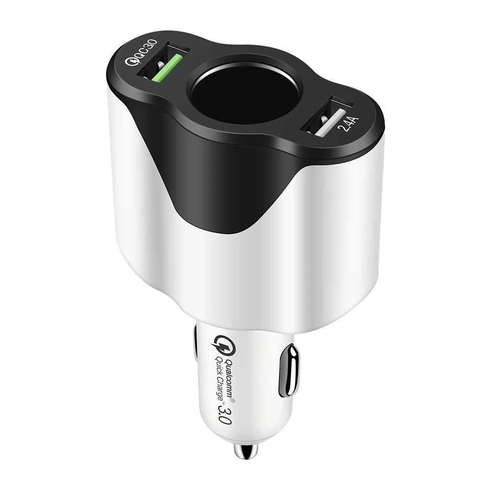 5 в Быстрая зарядка 3 0 гнездо прикуривателя Разветвитель Переходник USB для