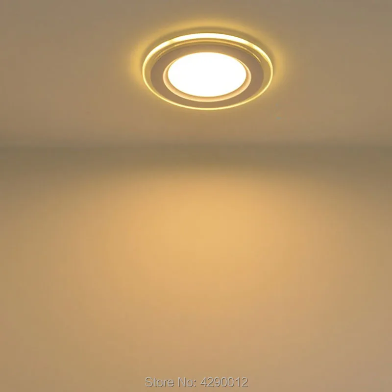 

Recessed LED Downlight 6w 12w 18w LED Spot light LED decoration Ceiling Lamp 85-265vac glass downlight