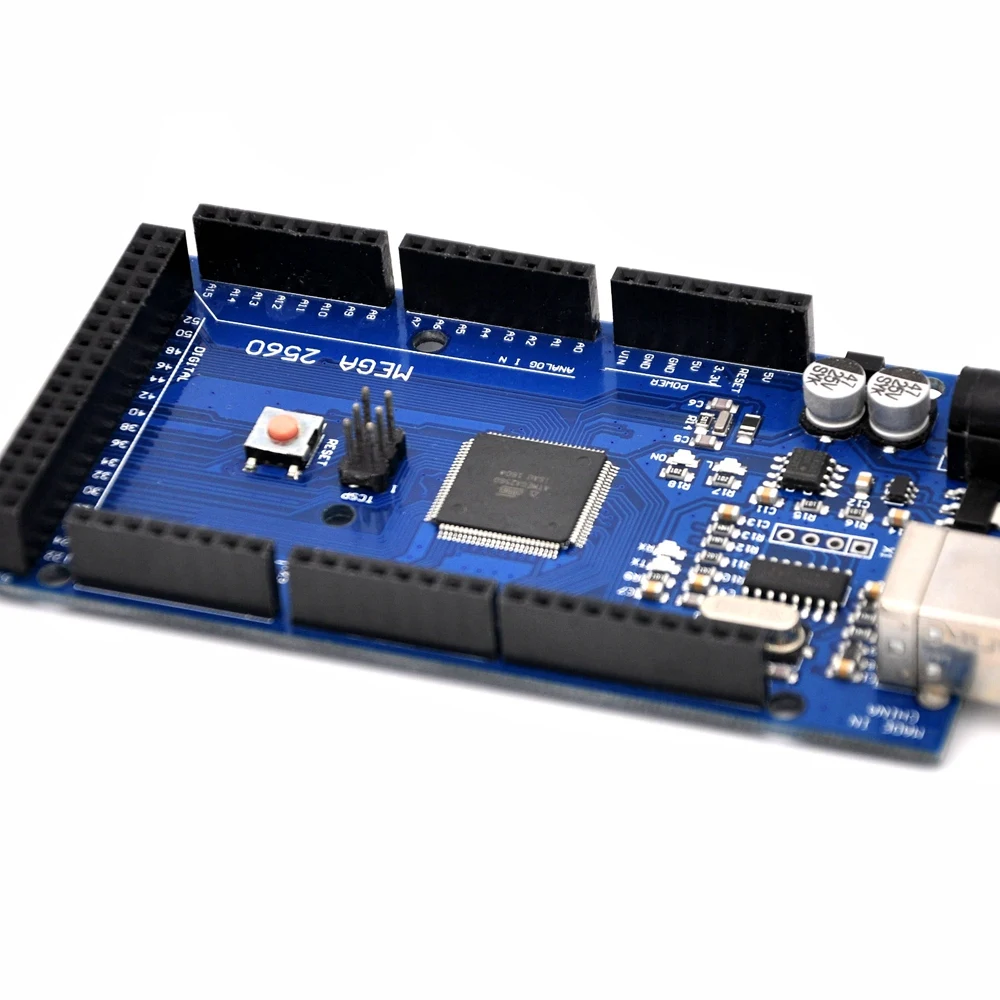 Мега 2560 R3 Mega2560 REV3 (Atmega2560 16AU CH340G) плата USB кабель совместим с Arduino|Усилители для
