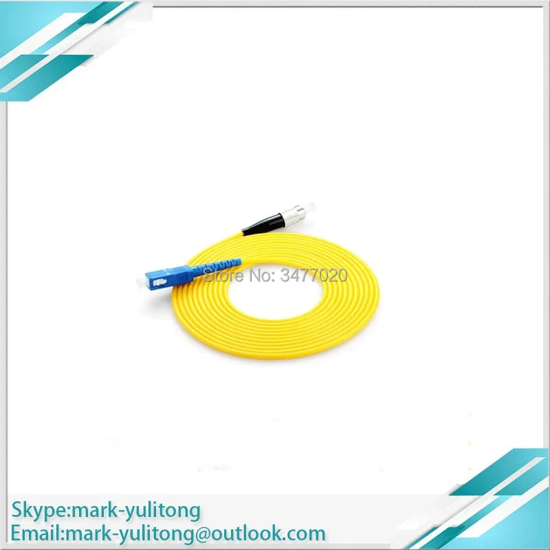 

New high quality new fiber optic cable FC-SC single mode jumper jumper pigtail, 5 m SM cable