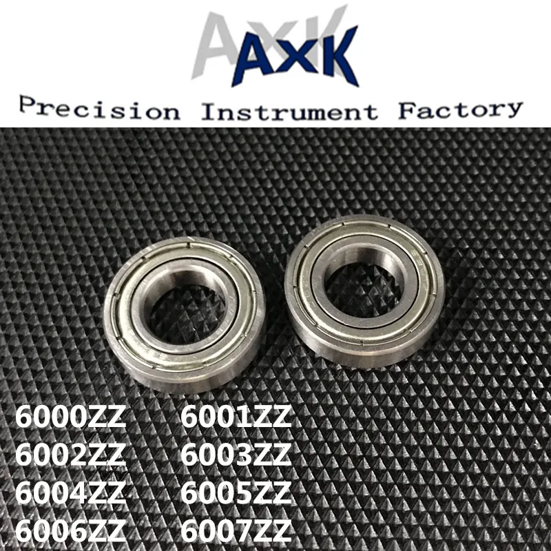 Axk партия/5 шт. 6000zz 6001zz 6002zz 6003zz 6004zz 6005zz 6006zz 6007zz металлический шарикоподшипник с