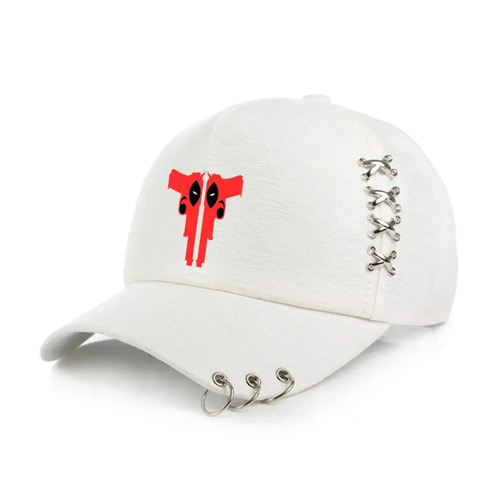 Suncomics Marvel Дэдпул бейсболка с железными кольцами регулируемые Snapback спортивные