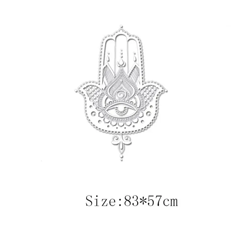 Настенные наклейки Fatima Hamsa для домашнего декора виниловые йоги индийского Будда