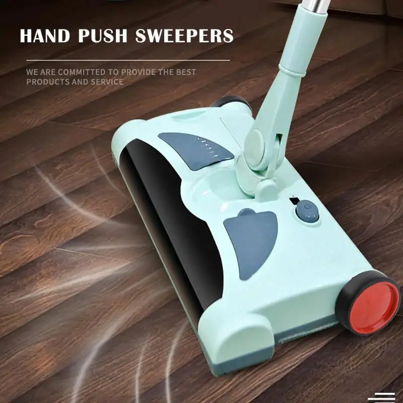 2 в 1 беспроводной ручной толкатель Sweepers Беспроводная электрическая швабра для