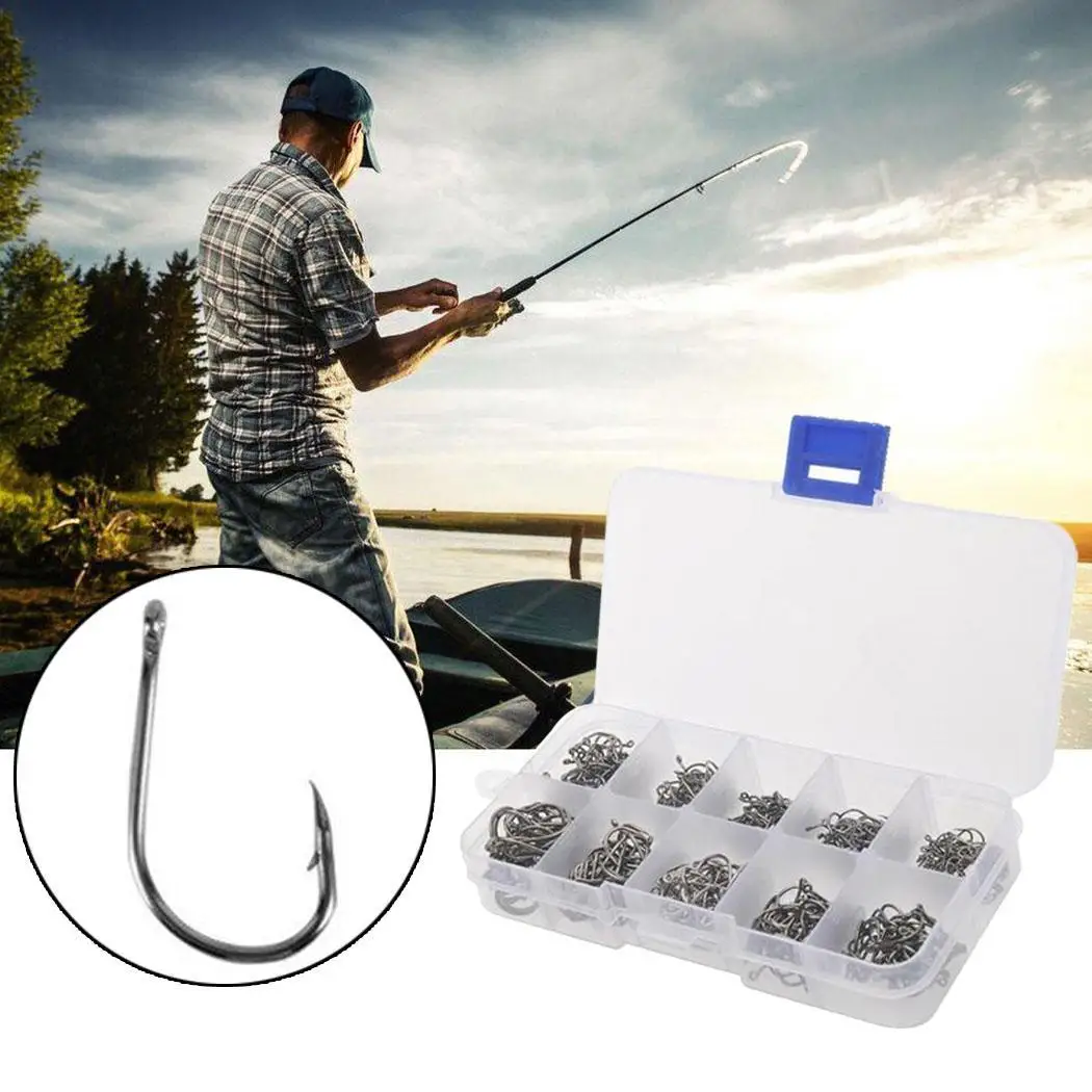 New Creative Minnow Bass Shaped Fishing Unisex Adults Lures Hooks Freshwater Tackle Box of Hook | Спорт и развлечения