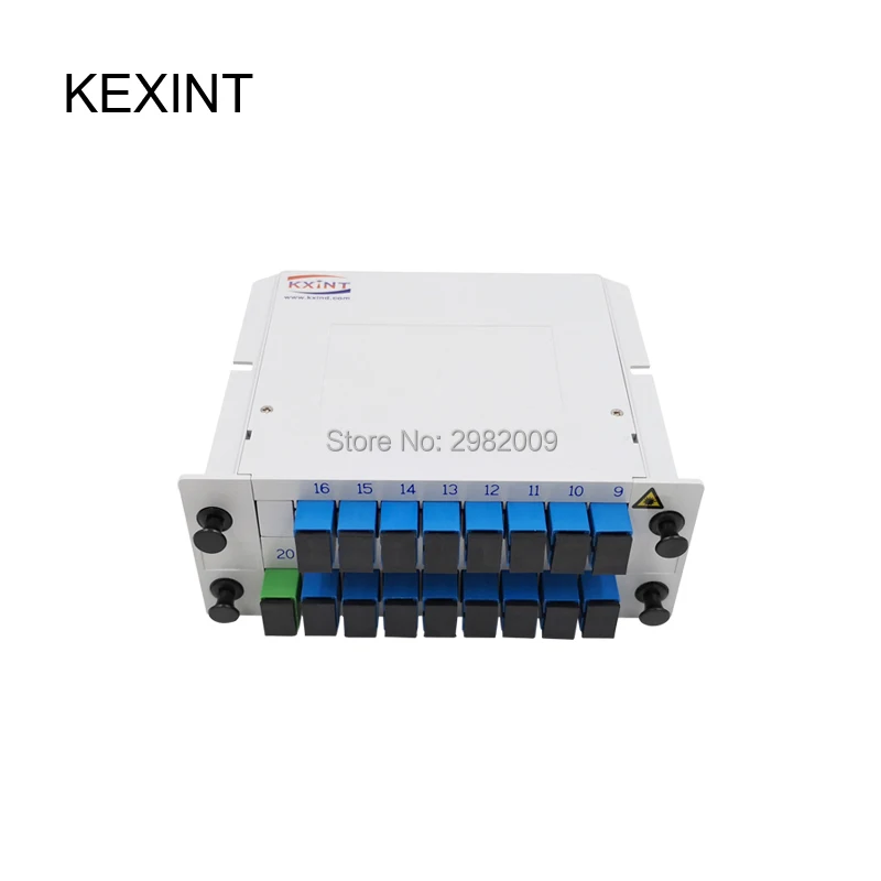 KEXINT напрямую с фабрики PLC сплиттер устройство SC/UPC 1*16 вставки/LGX/Кассетный тип