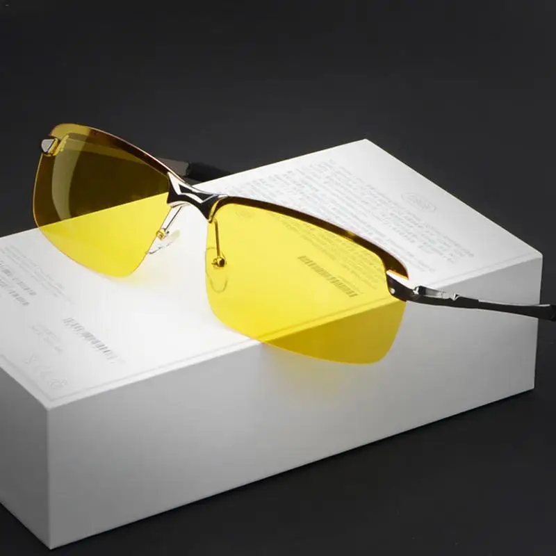 

HD Night Driving Glasses Polarized Sunglasses Anti Glare Safe Night Vision Glasses Fashion Sunglasses for Men Women