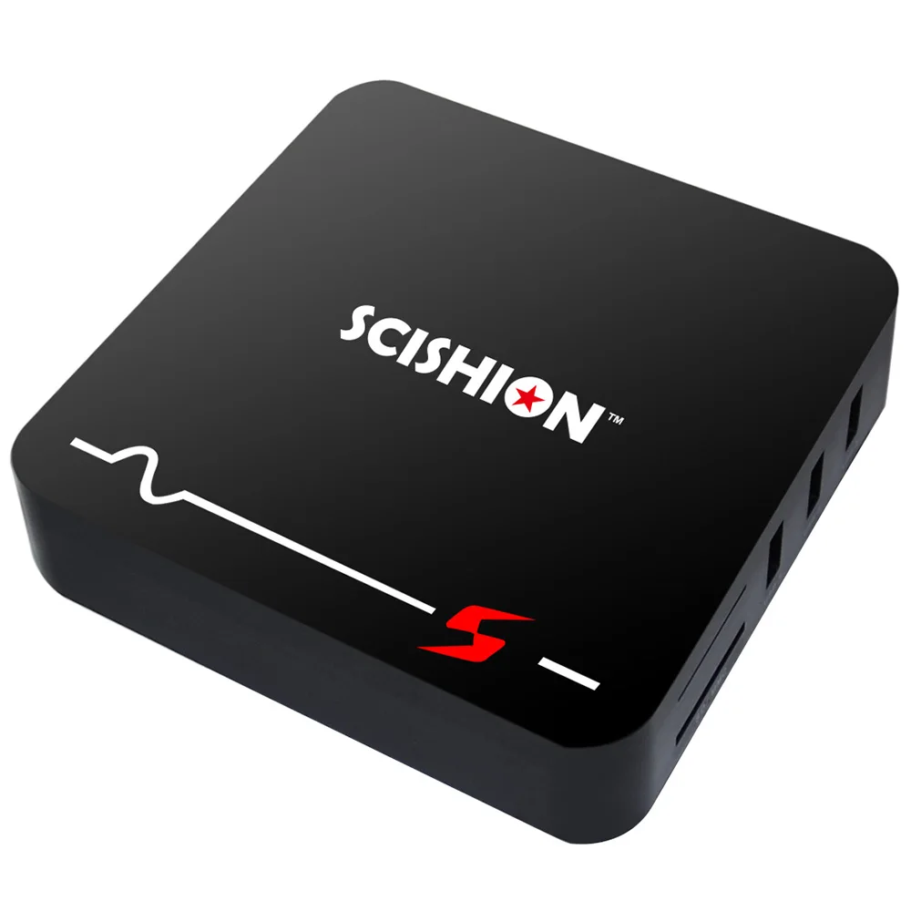 SCISHION модель S Voice удаленного ТВ коробка RK3229 Android 8 1 2 GB Оперативная память + 16