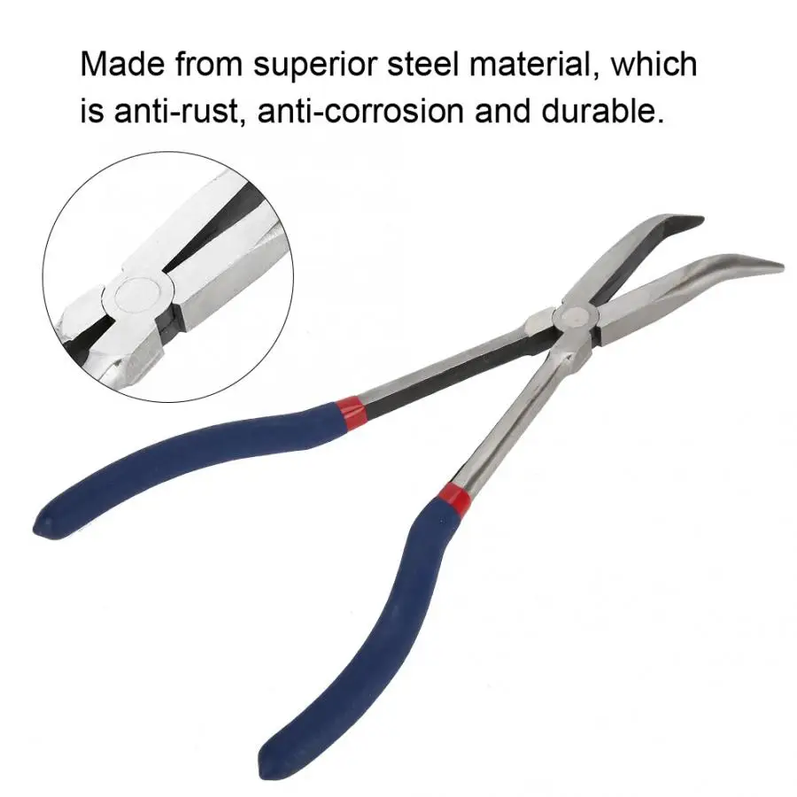 Gold Melting Anti-rust Steel Material Furnace Clamp Pliers Pot Foundry Cucible Tongs for Jewelry Casting Tool c | Украшения и