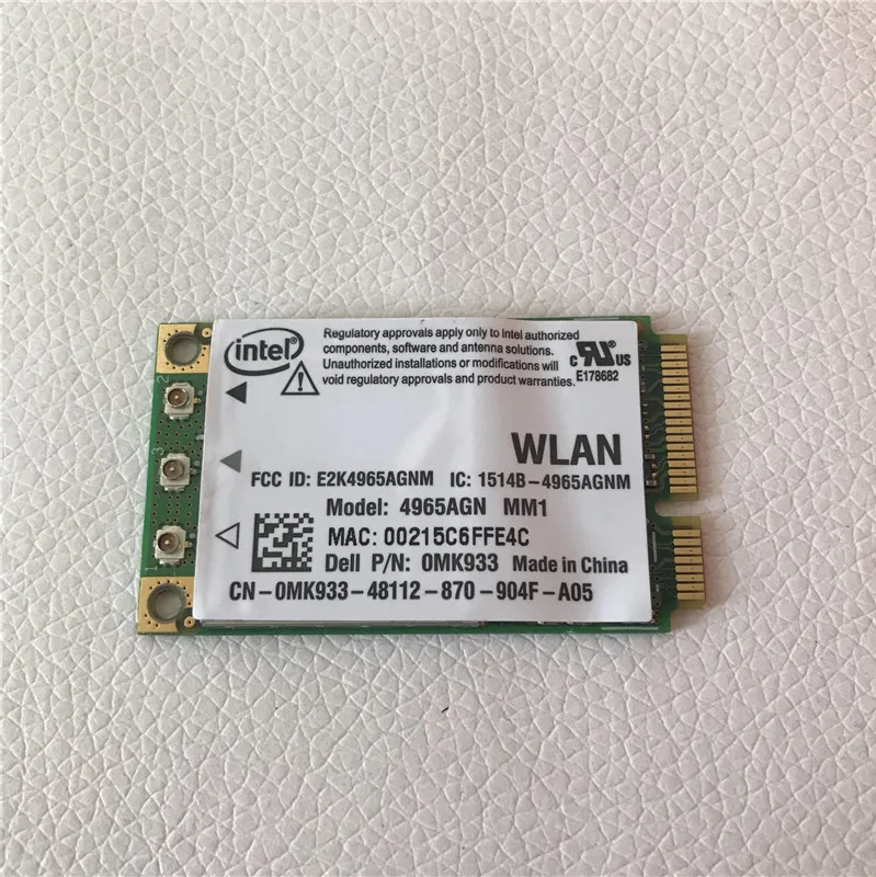 

Оригинальная 2,4G/Φ двухканальная фотография сетевая карта 495AGN для Intel