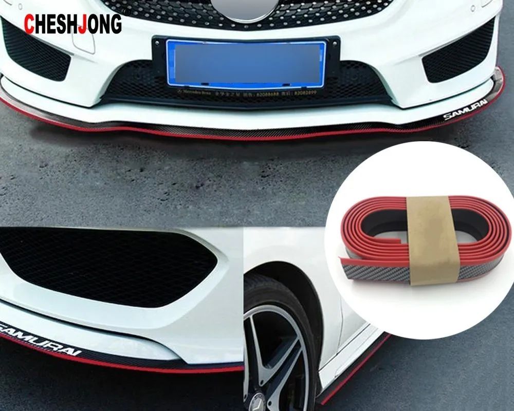 8.2ft черный карбоновый автомобильный резиновый передний бампер для губ юбка