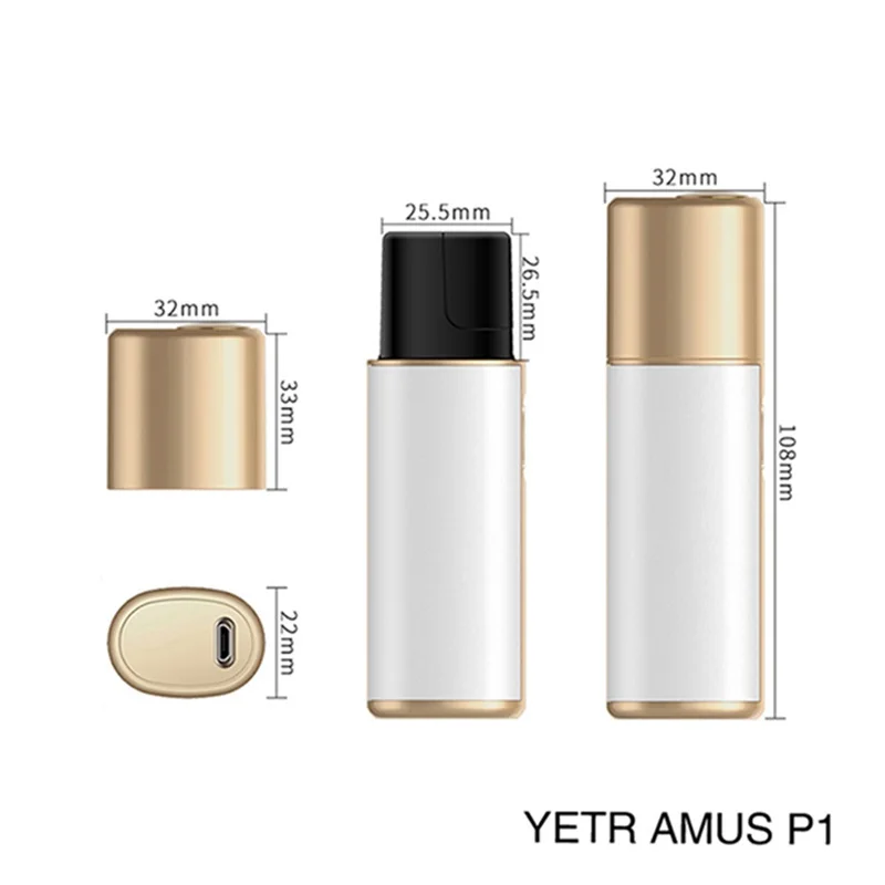 Leyiken сухой травы Vape электронная сигарета Amus-P1 паром комплект стильный для нагрева