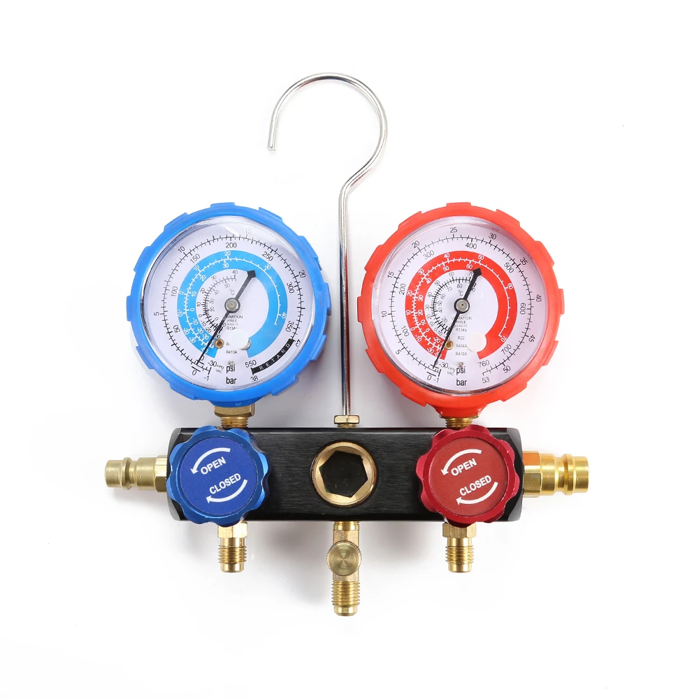 R410/R32 хладагента манометр манифольда Кондиционер холодильник фреон измерения