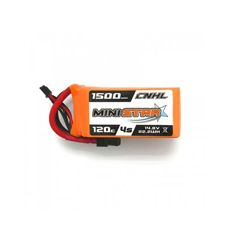Высокое качество CNHL MiniStar 14 8 V 1500mAh 4S 120C Lipo батарея XT60 разъем для радиоуправляемого