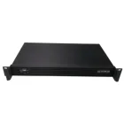 19-дюймовый 1U250L стоечный Серверный корпус 1U мини короткий компьютерный чехол с алюминиевой панелью поддержка материнской платы MINI-ITX черная