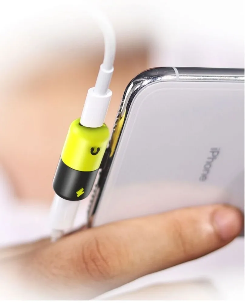 2 в 1 аудио адаптер для Apple iPhone 7 кабель с переходником зарядного устройства Lightning