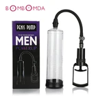 Вакуумная помпа для пениса, увеличитель пениса, мастурбатор для задержки эякуляции, вибраторы, интимные игрушки для мужчин и пар