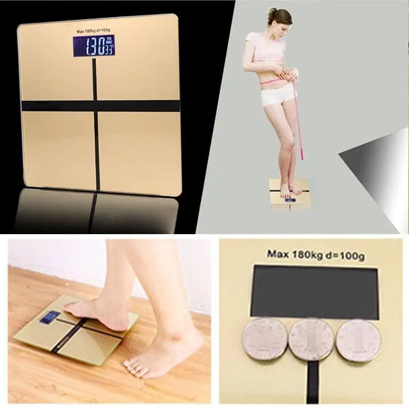Precision Household Weighing Scale Digital Bathroom Scales Body Weight Loss Measuring Machine With Led Backlight Display | Дом и сад