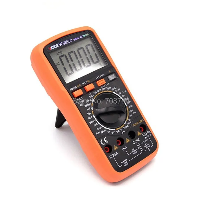 Цифровой мультиметр VICTOR VC9802A + профессиональный Victor цифровой напряжение