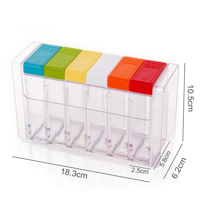 Прозрачная бутылка для приправ бутылки портативный контейнер хранения специй