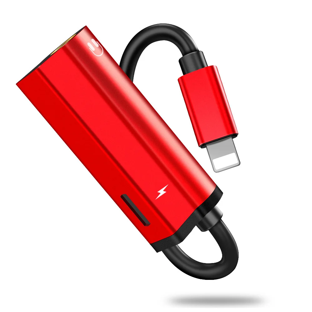 2 в 1 адаптер для iPhone 7 8 Plus XS Splitter наушники аудио разъем type-C конвертер samsung Galaxy