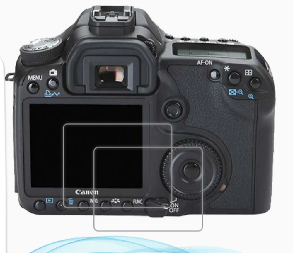 2 шт./упаковка закаленное стекло для Canon 5D Mark 5D2 / EOS 50D 40D 1DS III 0 3 мм 9H|Защитные стёкла