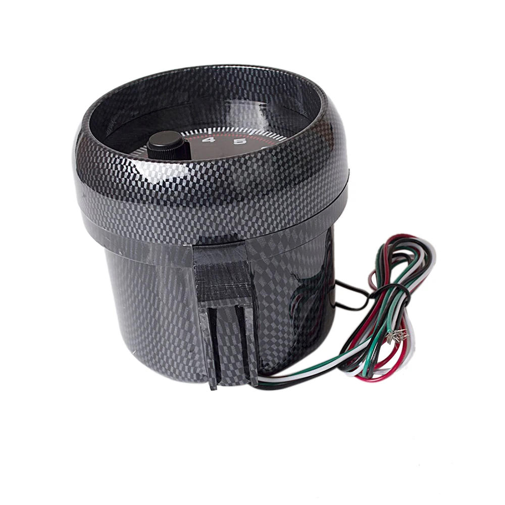 3 75 &quotАвтомобильный Универсальный Тахометр из углеродного волокна датчик белого