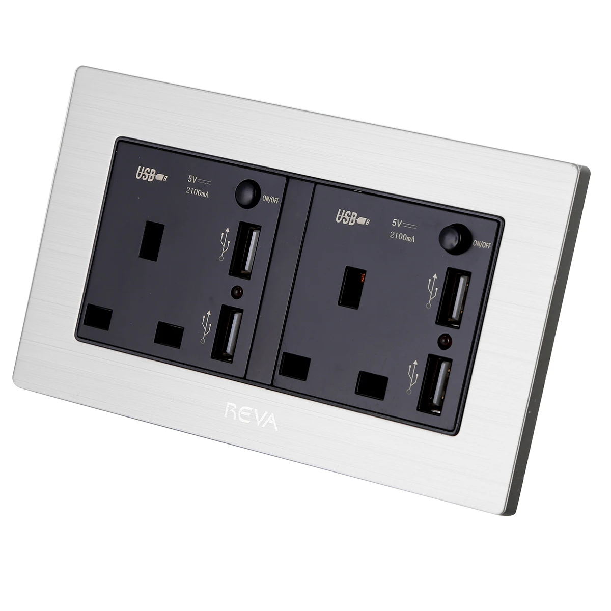 Новая двойная настенная розетка SOONHUA штепсельная вилка стандарта Великобритании